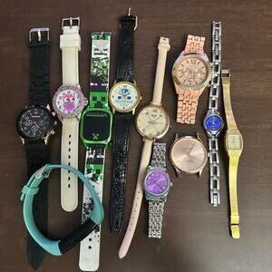 Assorted Watches Used Not Working For Parts Or Pieces lot 13